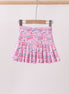 Pink flag star print skorts