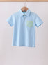 Blue pocket button down shirt
