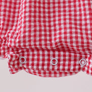 Red watermelon ruffle bubble