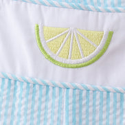 Blue lemon embroidery jonjon