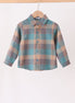 Teal Plaid Button Down Shirt
