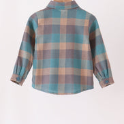 Teal Plaid Button Down Shirt