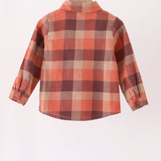 Harvest Rust Plaid Button Down Shirt