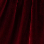 Maroon velvet bow dress
