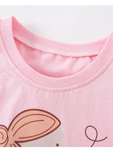 Children's Ballerina Graphic Short Sleeve T-Shirt - Little Janey Shop