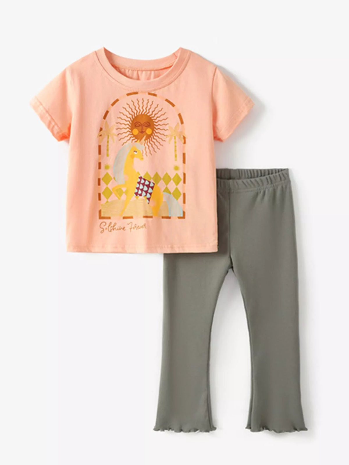 Children's Graphic Tee & Pants Set - Little Janey Shop
