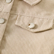 Children's Casual Corduroy Button - Up Jacket - Little Janey Shop