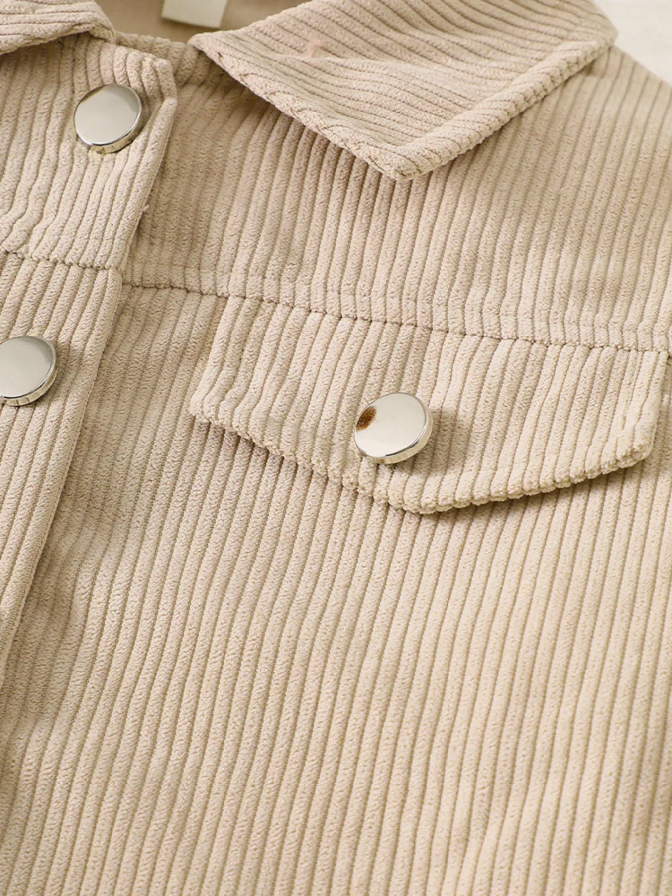 Children's Casual Corduroy Button - Up Jacket - Little Janey Shop