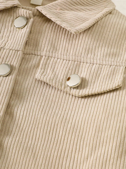 Children's Casual Corduroy Button - Up Jacket - Little Janey Shop