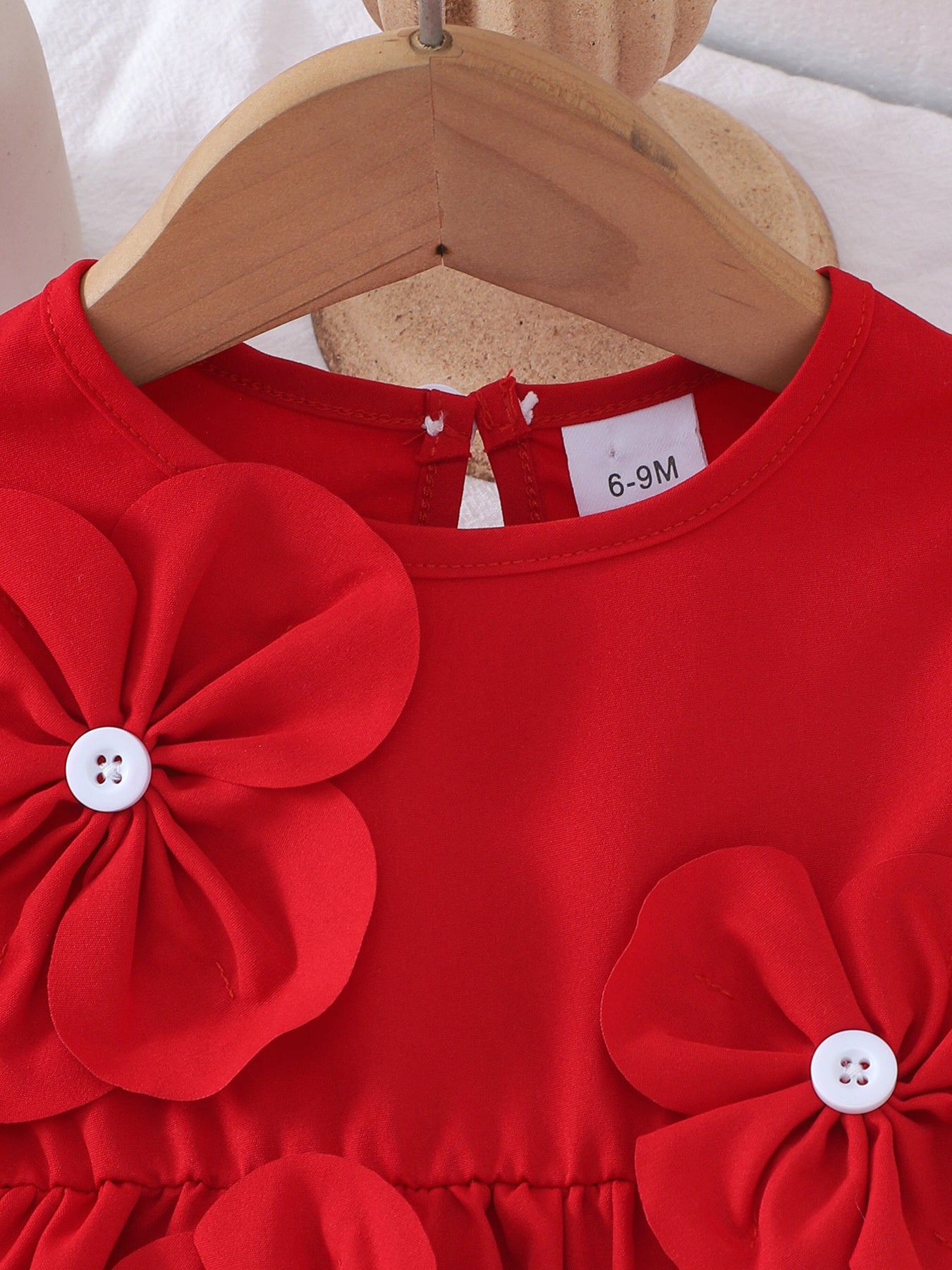 Girls' Flower Ruffle Sleeve Dress – Special Occasions - Little Janey Shop