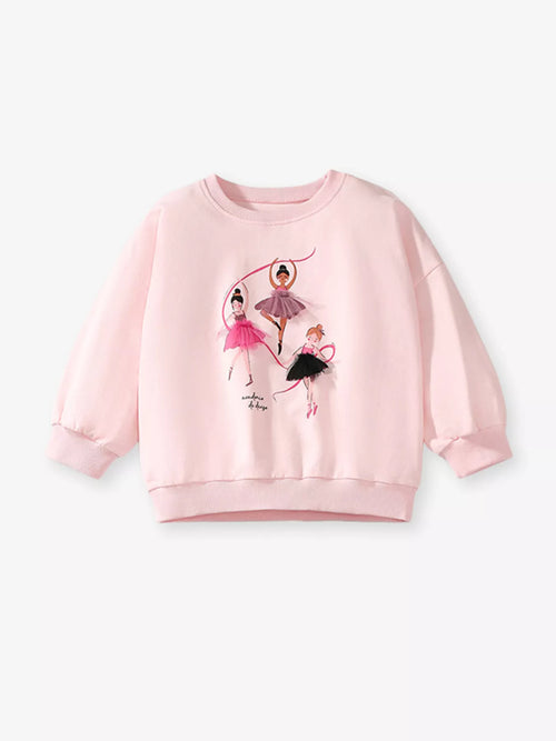 Children's Ballerina Sweatshirt & Leggings Set - Little Janey Shop