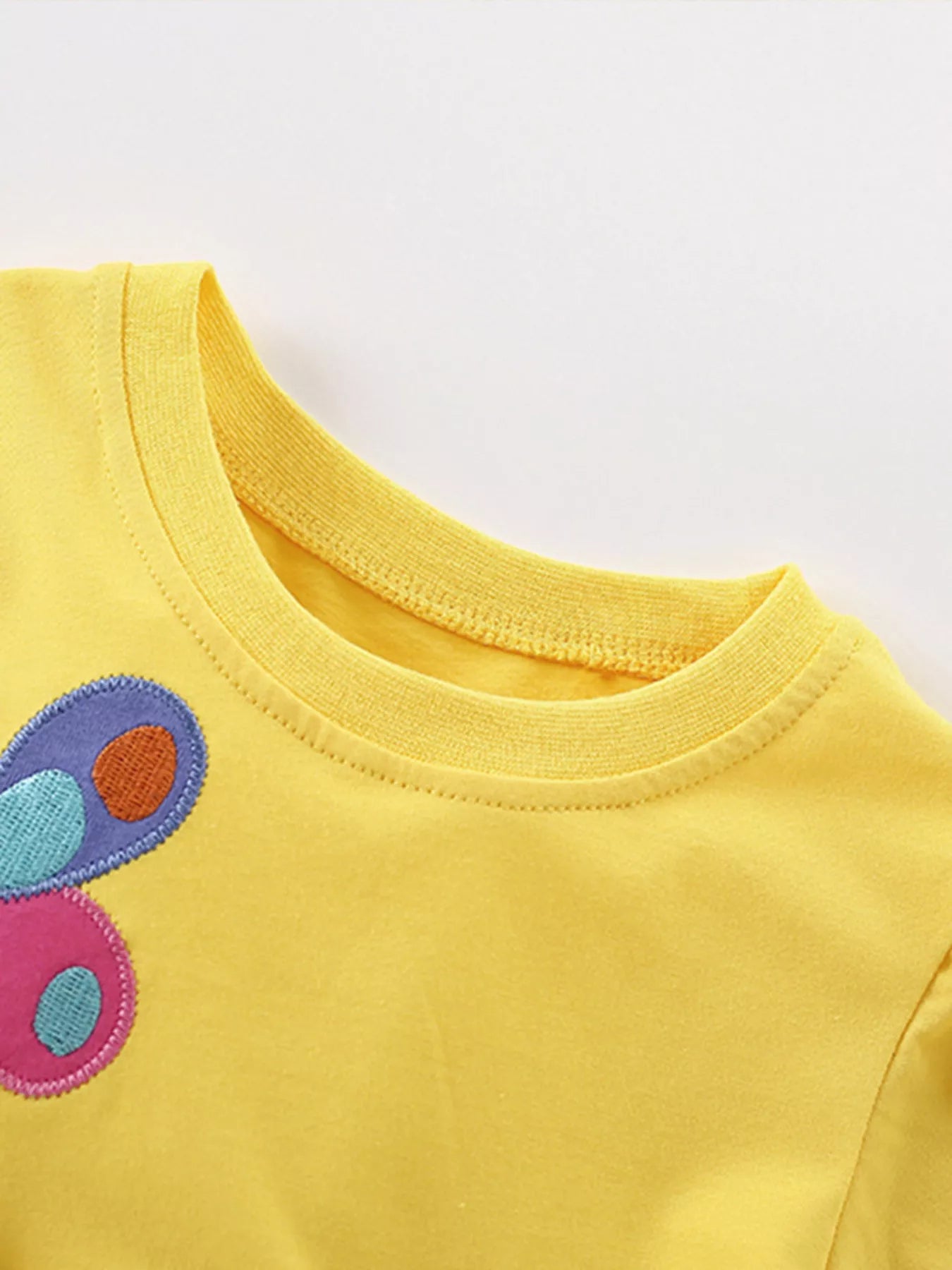 Children's Butterfly Rainbow Casual Dress - Little Janey Shop