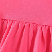 Children's Bird Applique Pocket Ruffle Sleeve Dress - Little Janey Shop