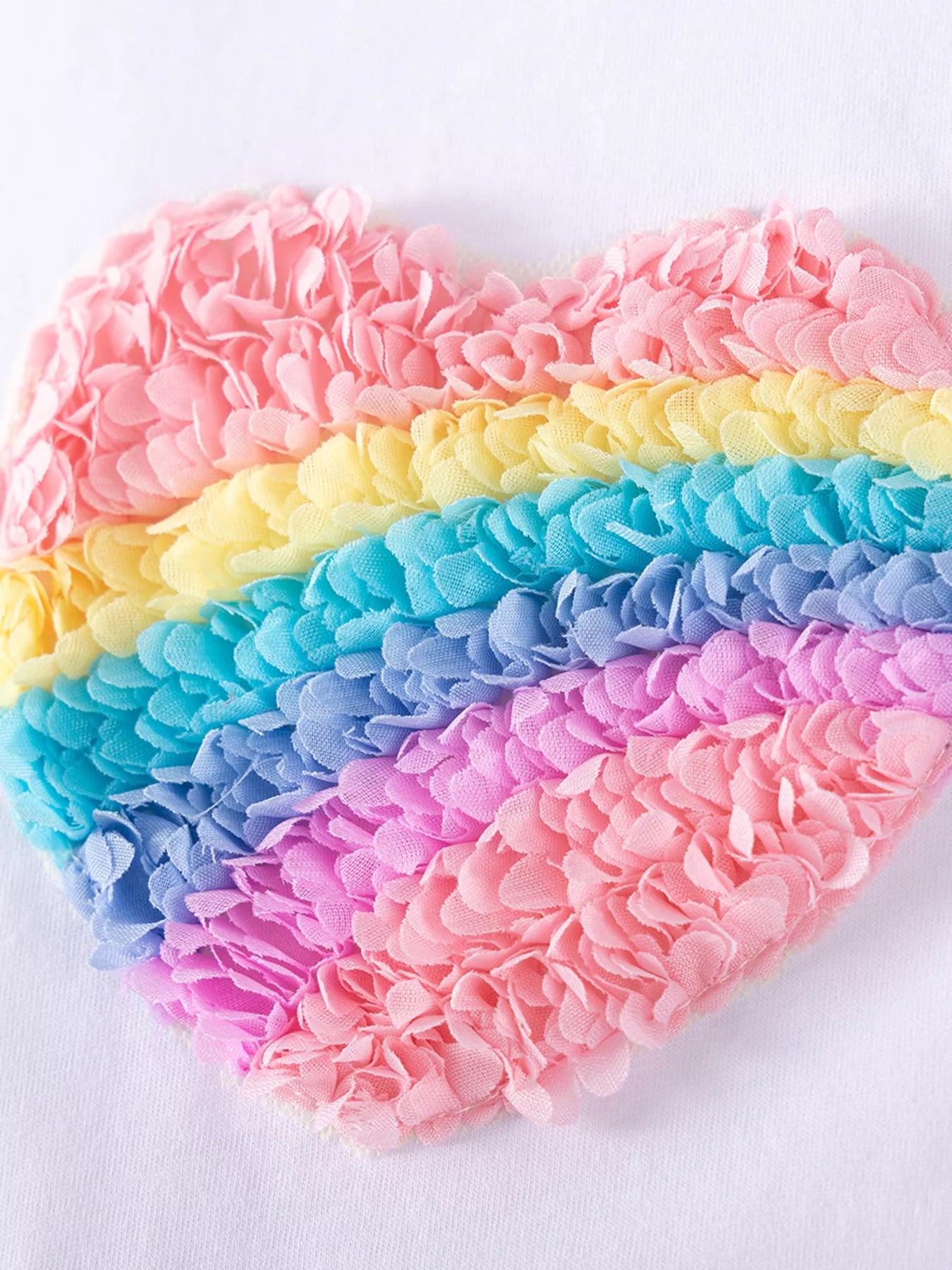 Children's Rainbow Heart Tulle Dress - Little Janey Shop