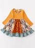 Platinum Yellow halloween twirl dress
