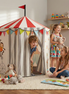 Kids Circus Tent Playhouse — Cotton Canvas Roleplay Play Tent for Children | Little Janey