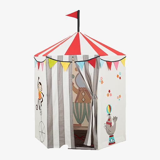 Kids Circus Tent Playhouse — Cotton Canvas Roleplay Play Tent for Children | Little Janey