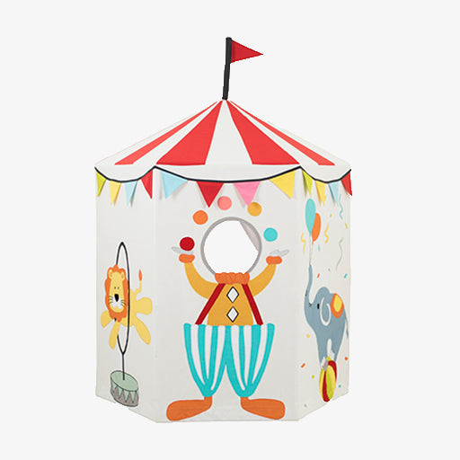 Kids Circus Tent Playhouse — Cotton Canvas Roleplay Play Tent for Children | Little Janey