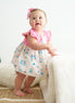 Platinum balcony print girl set