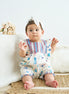 Platinum balcony print baby jumpsuit