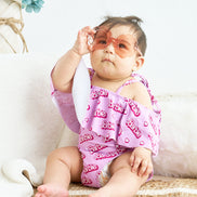 retro round sunglasses UV400 -toddler & kids