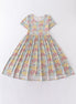 Platinum floral print dress for adult