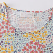 Platinum floral print dress for adult