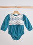 Teal velvet lace girl bubble