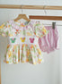 Sweet island character hand smocked bloomer set
