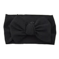 Oversized Bow Headbands for Baby Girls & Toddlers — Soft Stretch Turban Knot Head Wrap | Little Janey