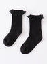 Black Knit lace girls socks