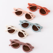 retro round sunglasses UV400 -toddler & kids
