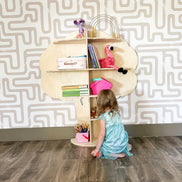 Kids Tree Bookshelf — Wooden Wall Toy Shelf for Children's Rooms | Little Janey