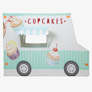 Kids Ice Cream & Cupcake Truck Playhouse – 100% Cotton Canvas Play Tent