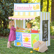 Kids Lemonade Stand – Pretend Play Storefront with Chalkboard for Toddlers