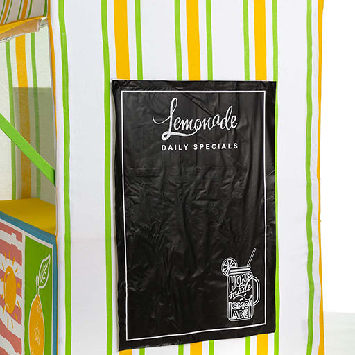 Kids Lemonade Stand – Pretend Play Storefront with Chalkboard for Toddlers