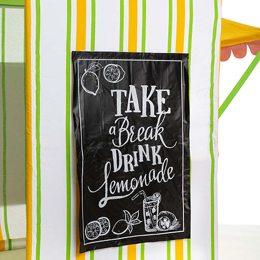 Kids Lemonade Stand – Pretend Play Storefront with Chalkboard for Toddlers