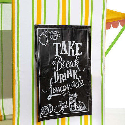 Kids Lemonade Stand – Pretend Play Storefront with Chalkboard for Toddlers