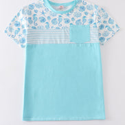 Marine creature print men top