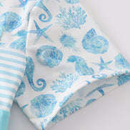 Marine creature print men top