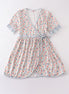 Floral print woman dress