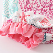 Pink Shell Embroidered Bubble