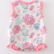 Pink Shell Embroidered Bubble
