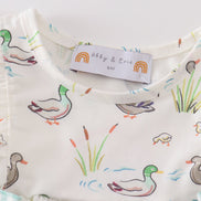 Sage Mallard Floral Bubble