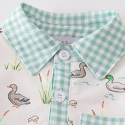 Sage Mallard Shorts Set