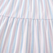 Crab french knot stripe smocked dress