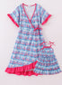 Blue sailboat serenade print mom&me dress