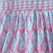 Blue ribbon lace charm smocked mom&me dress