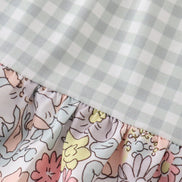 Sage pastel floral harmony mom&me gingham dress