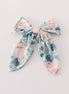 Green garden serenity print girl sailor bow